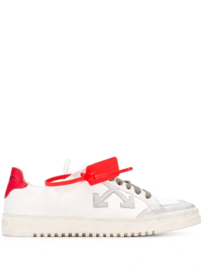 Off-white Arrows Logo Low-top Sneakers In White