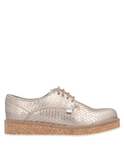 Trussardi Jeans Lace-up Shoes In Gold