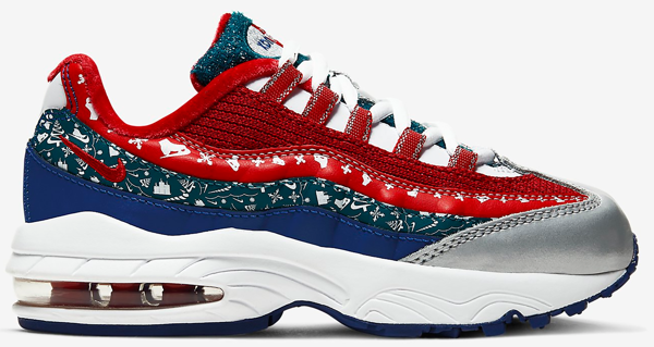 red white and blue air max 95