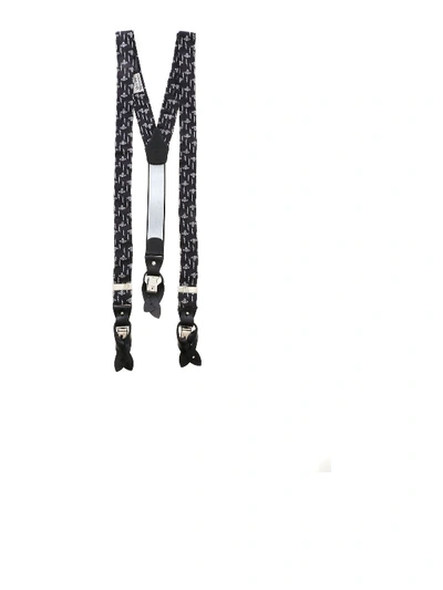 Vivienne Westwood Number One Orb Logo Braces In Black