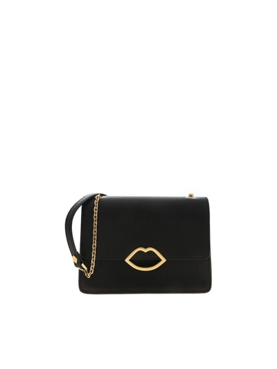 Lulu Guinness Polly Shoulder Bag In Black