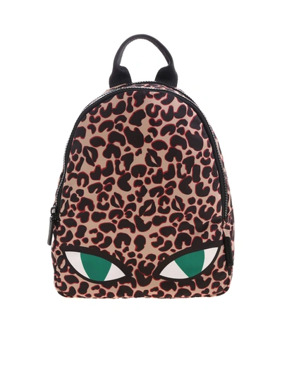 Lulu Guinness Wild Cat Sadie Animalier Backpack In Animal Print