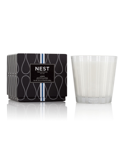 Nest Fragrances 21.1 Oz. Linen 3-wick Scented Candle