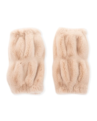 Fabulous Furs Kid's Couture Faux-fur Leg Warmers In Rose Pink