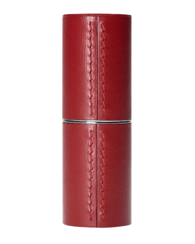 La Bouche Rouge Leather Lipstick Case In Fuchsia