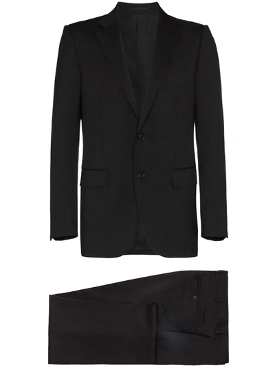 Ermenegildo Zegna Wool Two-piece Tailored Suit In Black