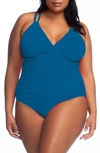 La Blanca One-piece Underwire Swimsuit In Marina