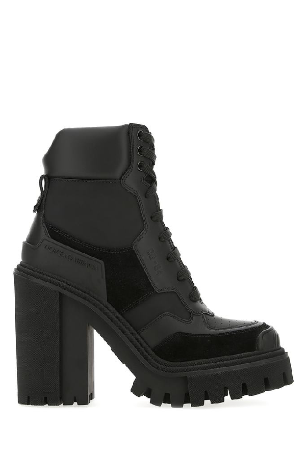 dolce gabbana combat boots