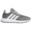 Adidas Originals Kids' Swift Run Sneaker In Grey/ White