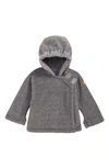 Widgeon Babies' Warmplus Favorite Water Repellent Polartec® Fleece Jacket In Heather Grey