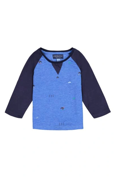 Andy & Evan Babies' Long Sleeve T-shirt In Bright Blue