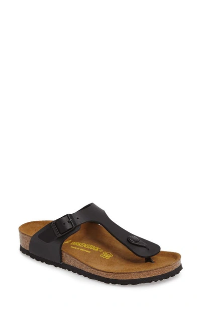 Birkenstock Gizeh Flip Flop In Black