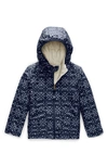 The North Face Kids' Perrito Reversible Water Repellent Heatseaker(tm) Insulated Jacket In Montague Blue Sparkle