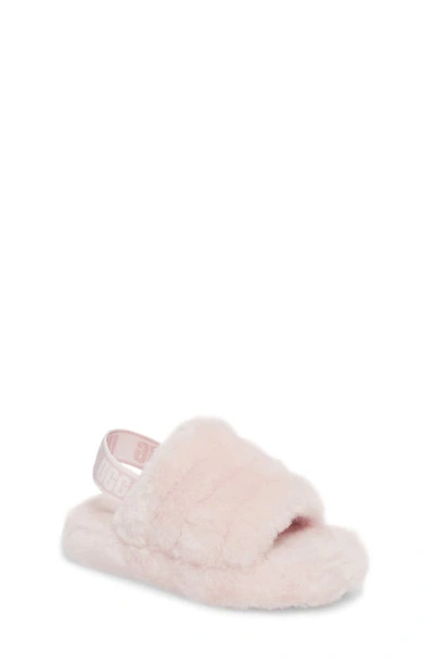 Ugg Kids' Fluff Yeah Slide In Seashell Pink