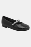 Nina Kids' 'nataly-t' Flat In Black