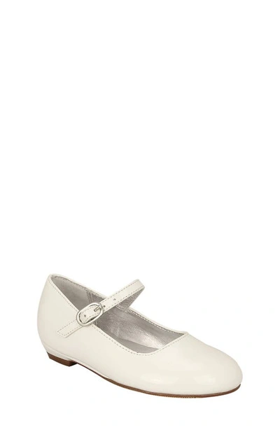 Nina Kids' 'lil Seeley' Mary Jane In White Patent