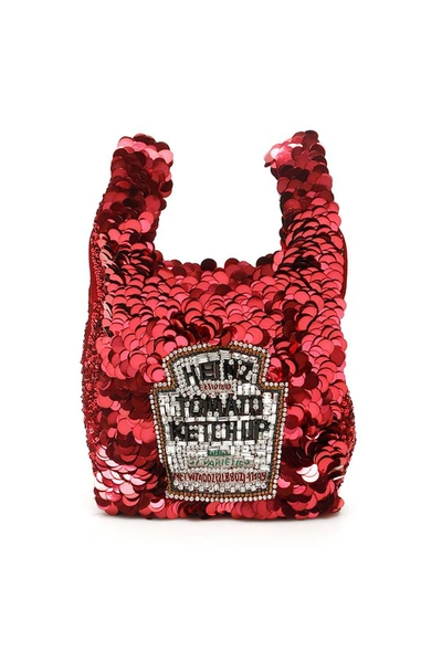 Anya Hindmarch Anya Brands Ketchup Tote Bag In Red (red)