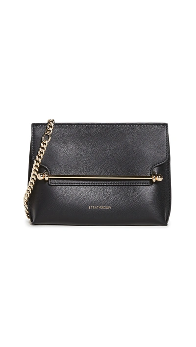 Strathberry Stylist' Leather Clutch In Black