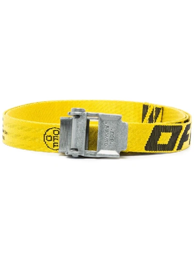 Off-white Mini 2.0 Industrial 腰带 In Yellow