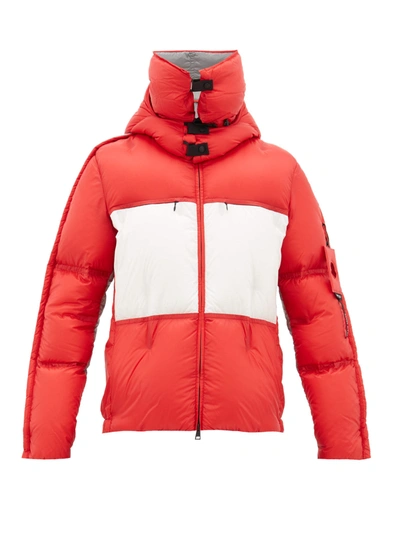 Moncler Coolidge High-neck Quilted Down Jacket In Multicolor