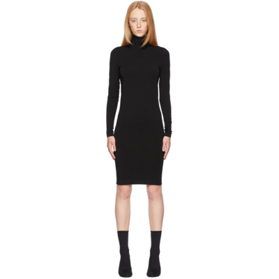 Wolford Womens Black Aurora Stretch-jersey Midi Dress S