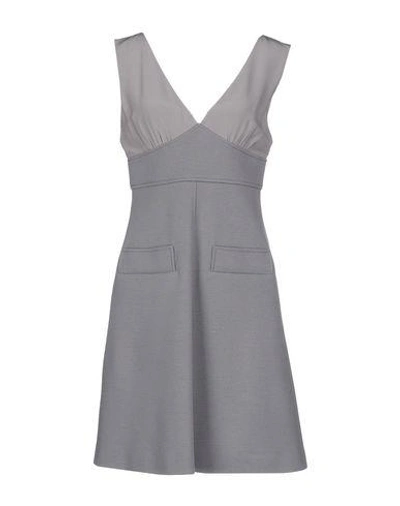 M Missoni Short Dresses In Grey