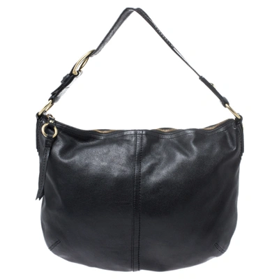 Pre-owned Coach Black Soft Leather Hobo