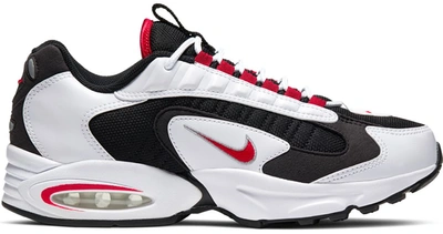 Pre-owned Nike  Air Max Triax 96 White Red Black In White/university Red-black-metallic Silver