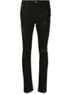 Philipp Plein Statement Slim-fit Jeans In Black