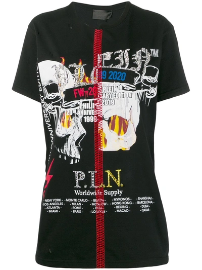 Philipp Plein Ss Rock T-shirt In Black