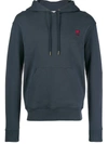 Ami Alexandre Mattiussi Ami De Coeur Hoodie In Blue