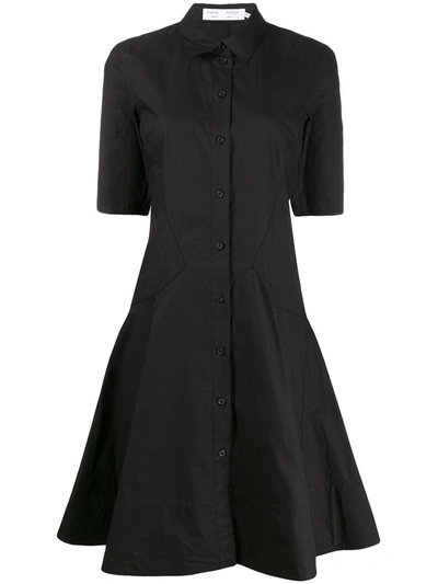 Proenza Schouler White Label A-line Shirt Dress In Black