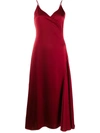 Filippa K Callie Wrap Dress In Pure Red
