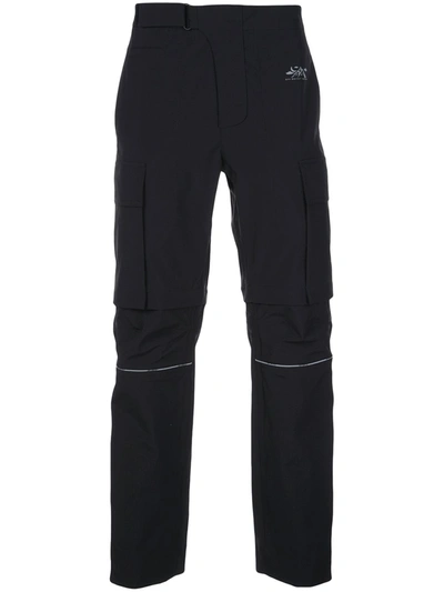 Off-white Contrast Piping Detailed Trousers In Grey