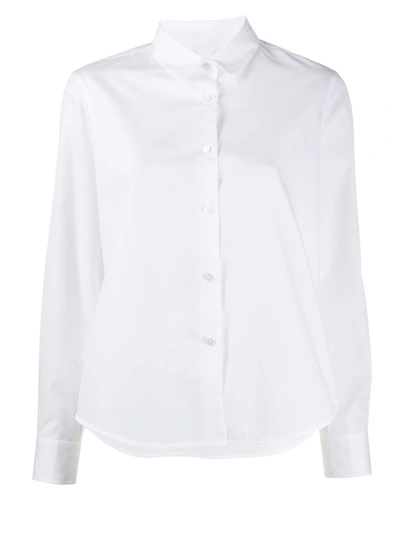 Lis Lareida Long-sleeve Flared Shirt In White