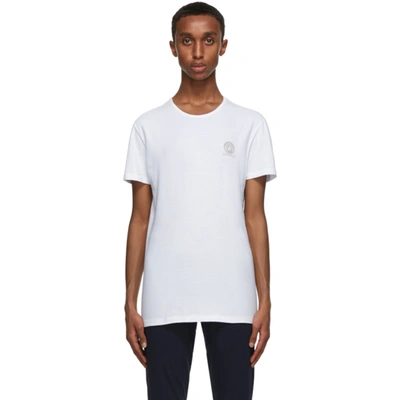 Versace Men's Cotton Blend Logo Graphic Tees, Pack Of 2 In White