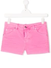 Dsquared2 Kids' Hipster Shorts In Pink