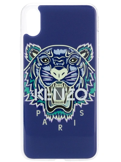 Kenzo Tiger Iphone Xs Max Case In Blue