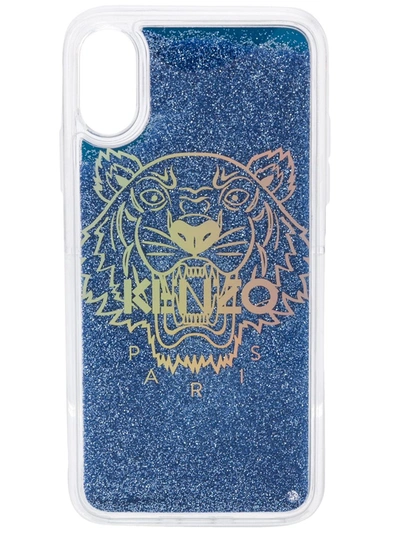 Kenzo Tiger Iphone X/xs Case In Blue
