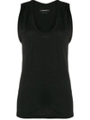 Isabel Marant Scoop Neck Vest In Black