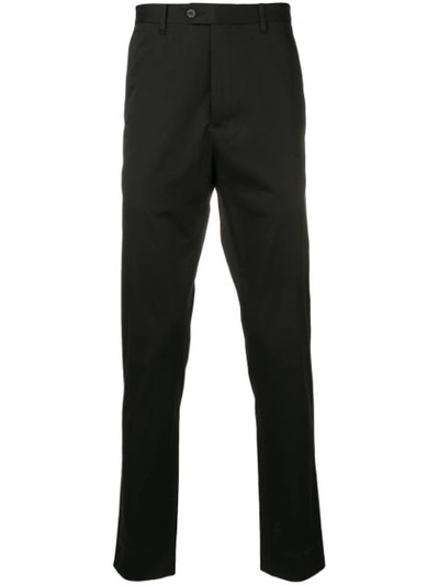 John Varvatos Zip Detail Trousers In Black
