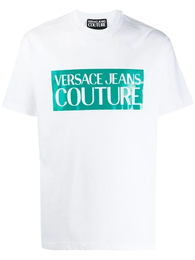 Versace Jeans Couture Logo-print T-shirt In White