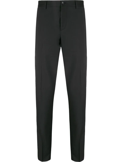 Valentino Stripe Detail Tailored Trousers In Black