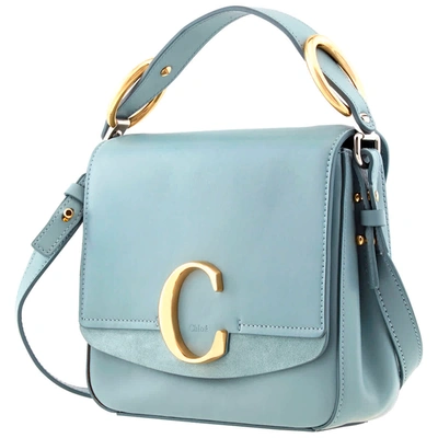 Chloé Faded Blue Small Chloe C Bag