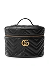 Gucci Gg Marmont Small Cosmetic Case In Black