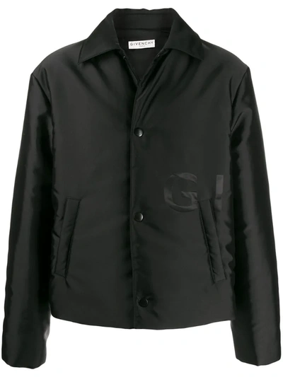 Givenchy Boxy Shirt Jacket In Black