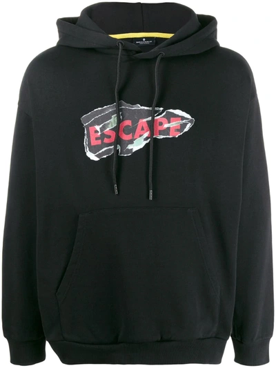 Marcelo Burlon County Of Milan Escape Oversized Hoodie In Black