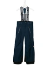 Rossignol Kids' Hiver Dungaree Trousers In Blue
