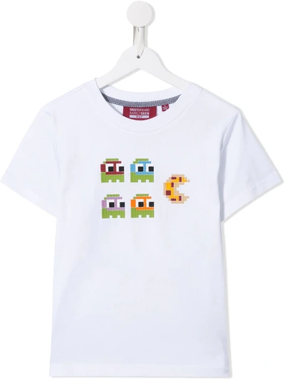 Mostly Heard Rarely Seen 8-bit Kids' Pacman Pizza T-shirt In White