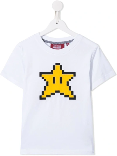 Mostly Heard Rarely Seen 8-bit Kids' Star T-shirt In White
